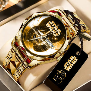 Star Wars 50th Anniversary Alloy Luxury Quartz Watch – MNPST0307