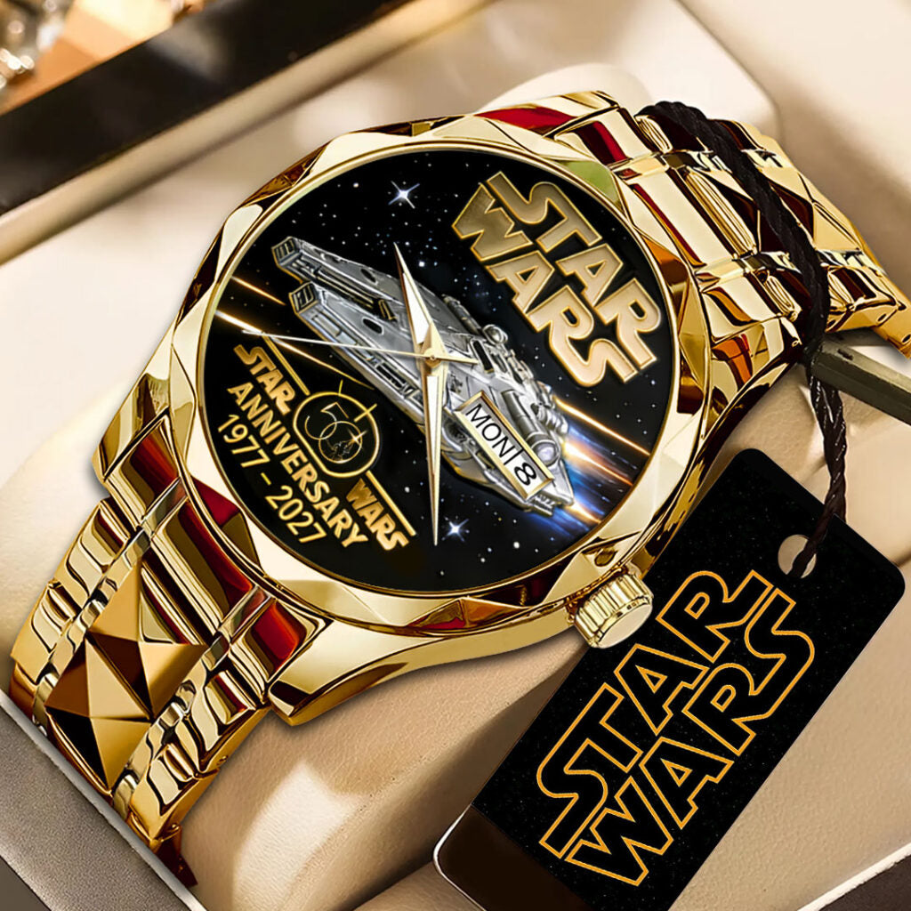 Star Wars 50th Anniversary Alloy Luxury Quartz Watch – MNPST0160