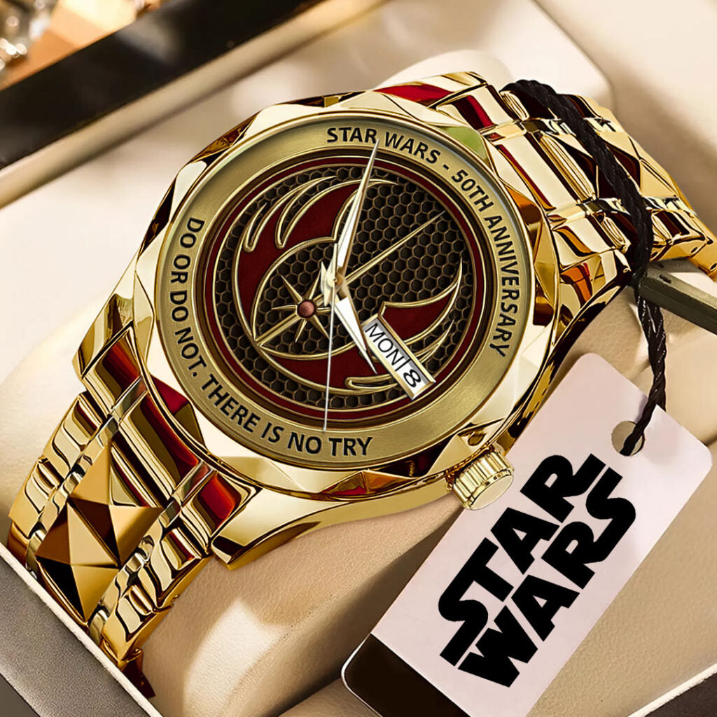 Star Wars 50th Anniversary Alloy Luxury Quartz Watch – MNPST0646