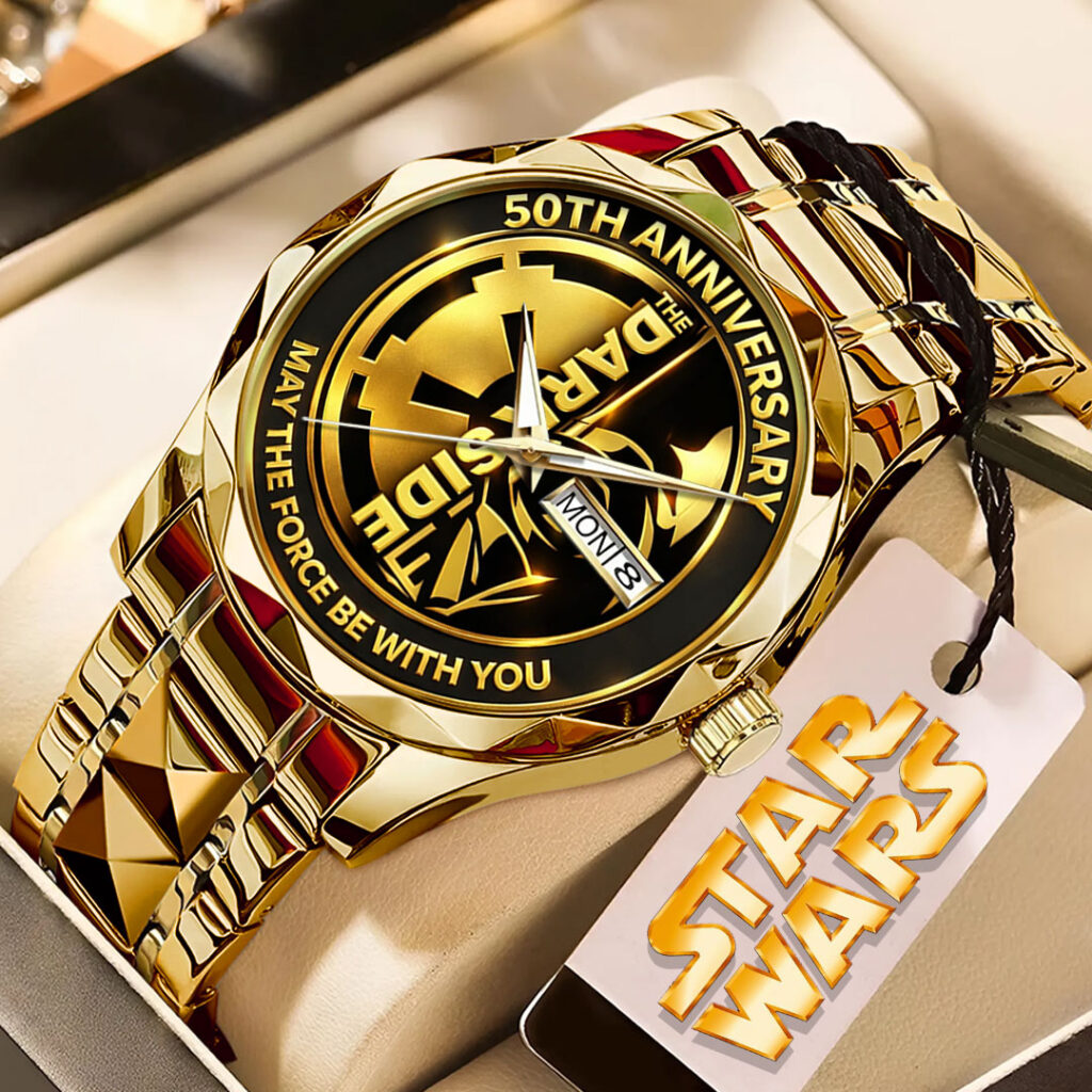 Star Wars 50th Anniversary Alloy Luxury Quartz Watch – MNPST0435