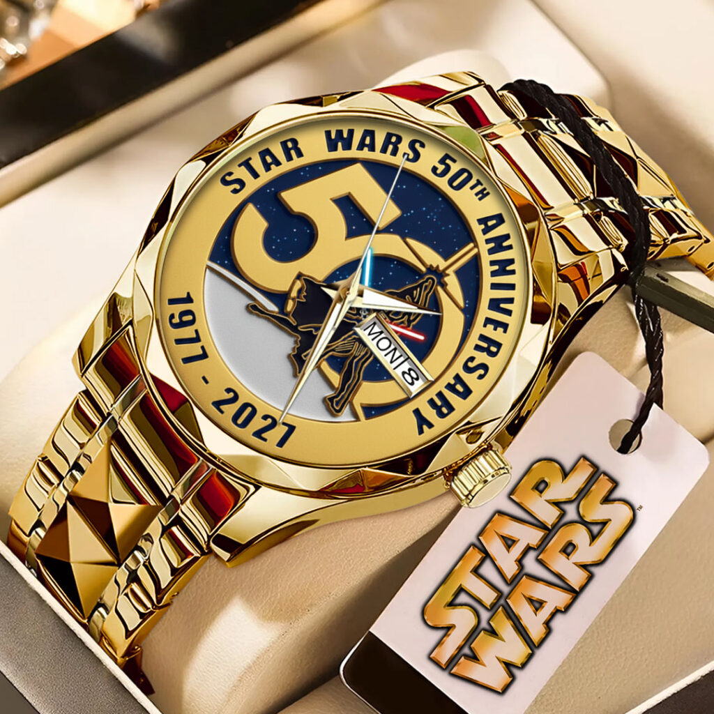 Star Wars 50th Anniversary Alloy Luxury Quartz Watch – MNPST0397