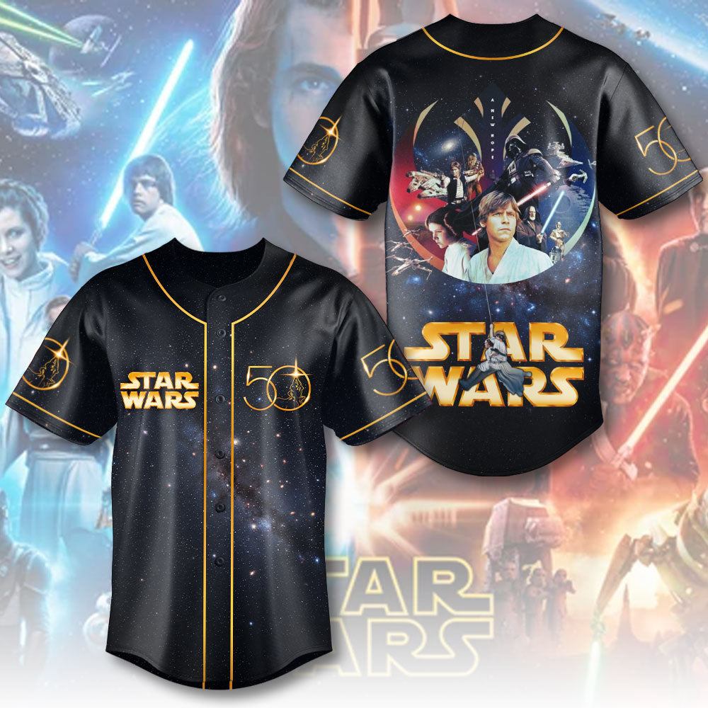 Star Wars 50th Anniversary Baseball Jersey – MNPST0370