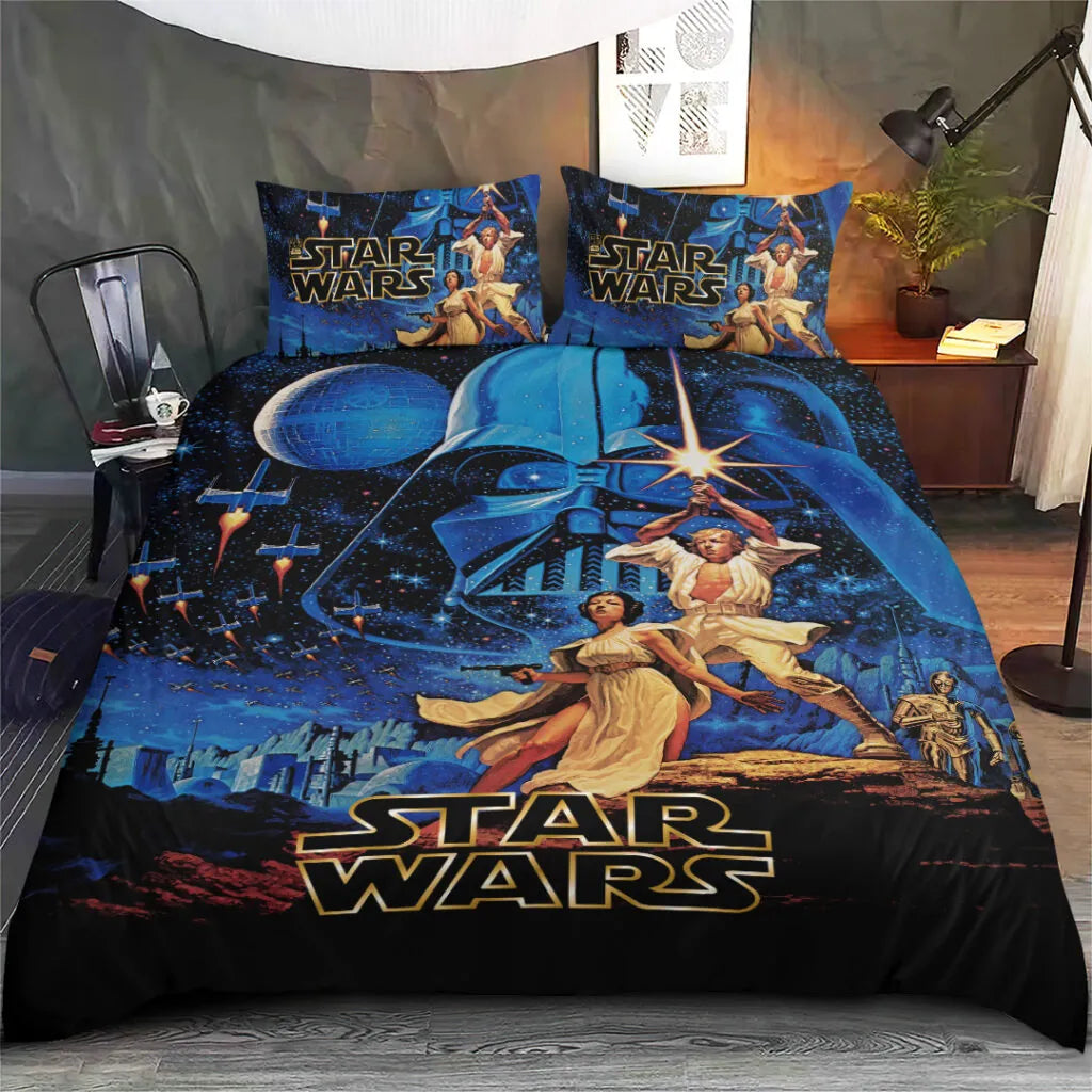Star Wars 50th Anniversary 3-Piece Duvet Bedding Set – MNPST0147