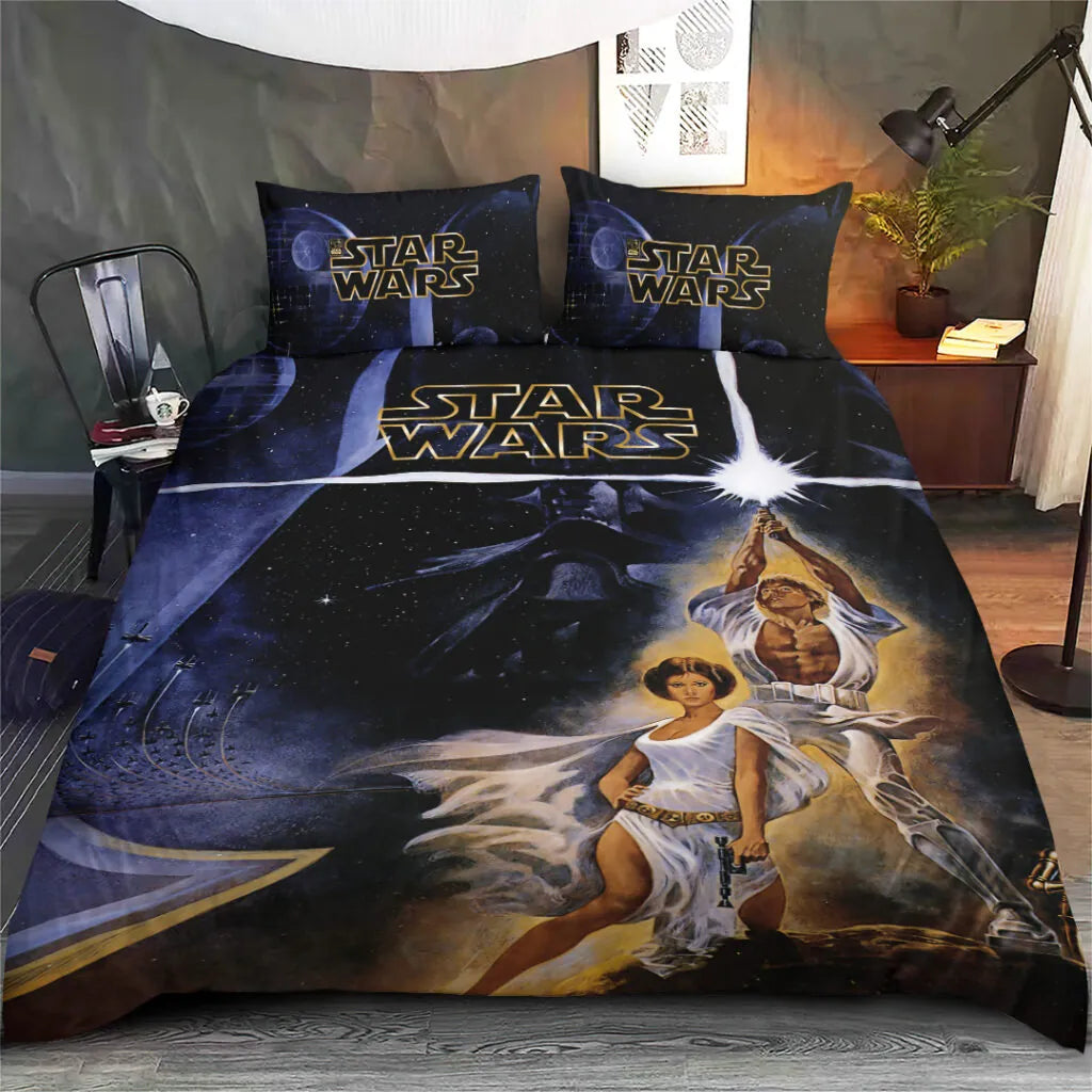 Star Wars 50th Anniversary 3-Piece Duvet Bedding Set – MNPST0149
