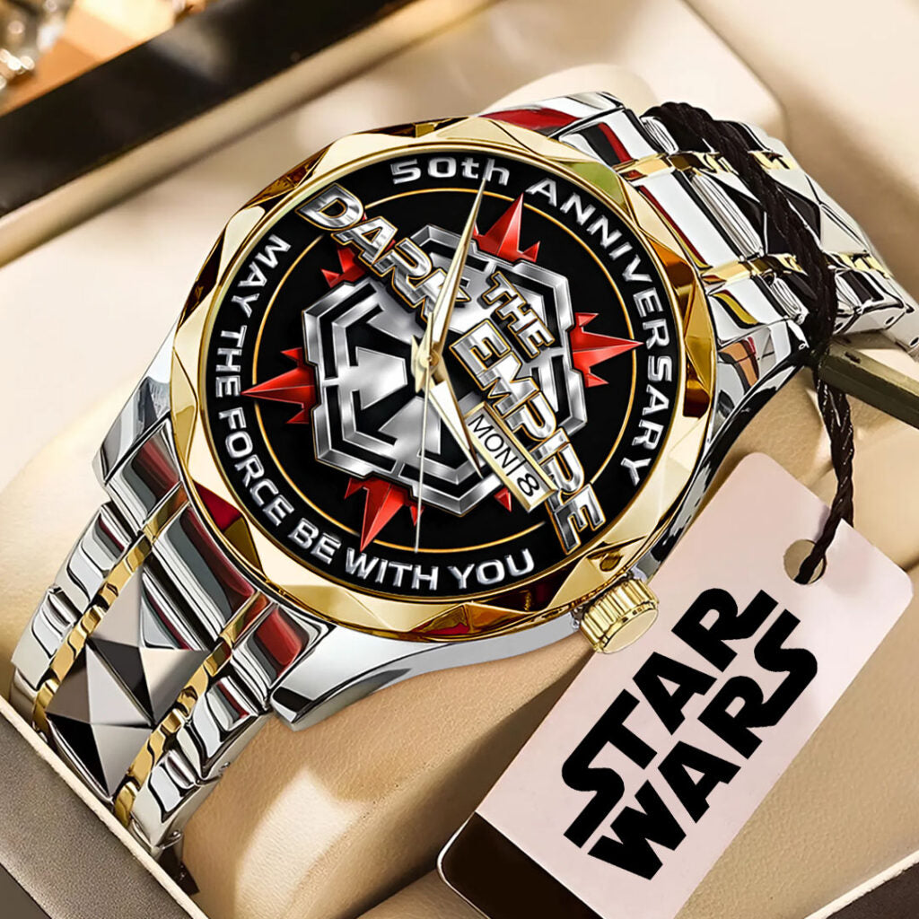 Star Wars 50th Anniversary Alloy Luxury Quartz Watch – MNPST0436