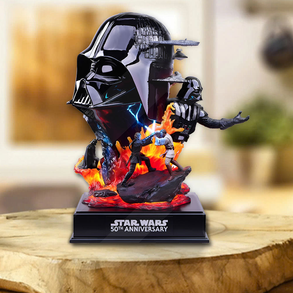 Star Wars 50th Anniversary Custom Shape Acrylic Plaque – MNPST0007