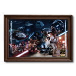 Star Wars 50th Anniversary Rectangle Canvas With Inner Frame – MNPST0263