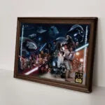 Star Wars 50th Anniversary Rectangle Canvas With Inner Frame – MNPST0263