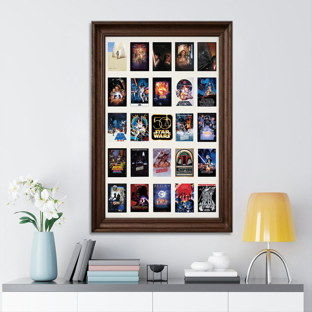 Star Wars 50th Anniversary Rectangle Canvas With Inner Frame – MNPST0186