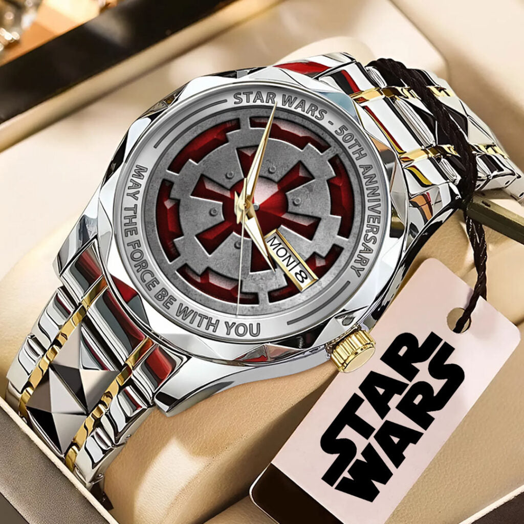 Star Wars 50th Anniversary Alloy Luxury Quartz Watch – MNPST0645