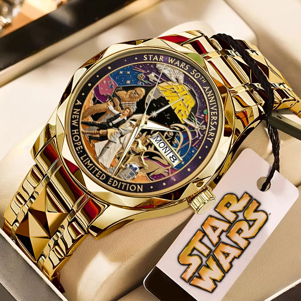Star Wars 50th Anniversary 2027 Alloy Luxury Quartz Watch – MNPST0224
