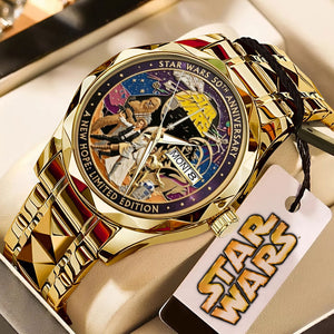 Star Wars 50th Anniversary 2027 Alloy Luxury Quartz Watch – MNPST0224