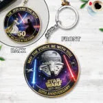 Star Wars 50th Anniversary 2027 Custom Shape 2-sided Keychain – MNPST0277