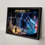 Star Wars 50th Anniversary Rectangle Canvas With Inner Frame – MNPST0234