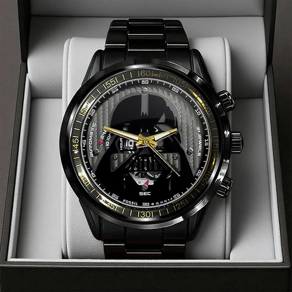 Star Wars x Darth Vader Black Stainless Steel Watch – MNPST0088
