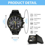 Star Wars x Darth Vader Black Stainless Steel Watch – MNPST0077