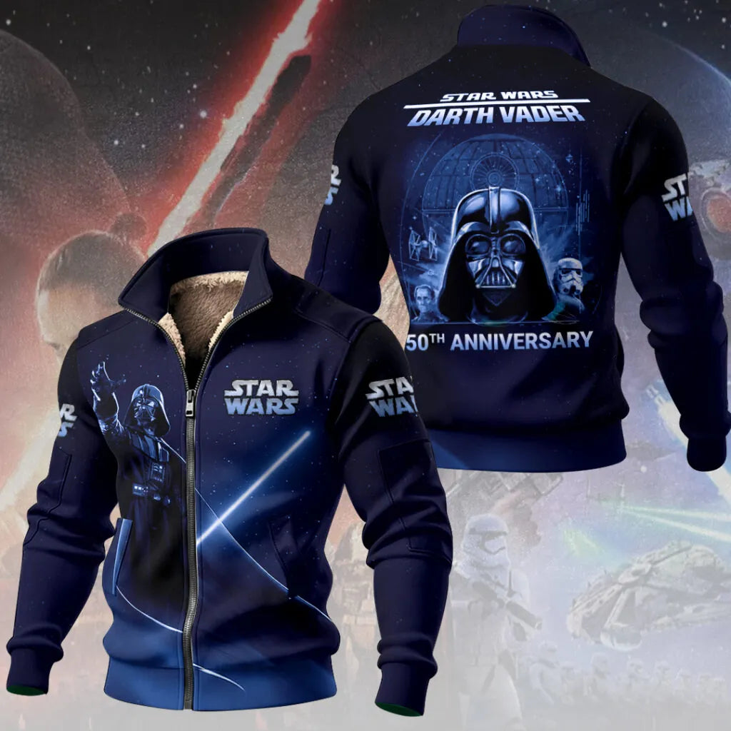 Star Wars x Darth Vader Thick Knit Fleece Jacket – MNPST0488