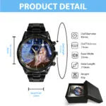 Star Wars Black Stainless Steel Watch – HOATT 4685 MNPST1233