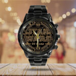Star Wars 50th Anniversary Black Stainless Steel Watch – MNPST0443
