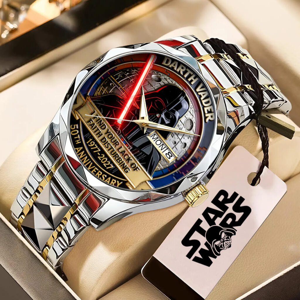 Star Wars 50th Anniversary 2027 Alloy Luxury Quartz Watch – MNPST0337