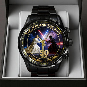 Star Wars 50th Anniversary 2027 Black Stainless Steel Watch – MNPST0285