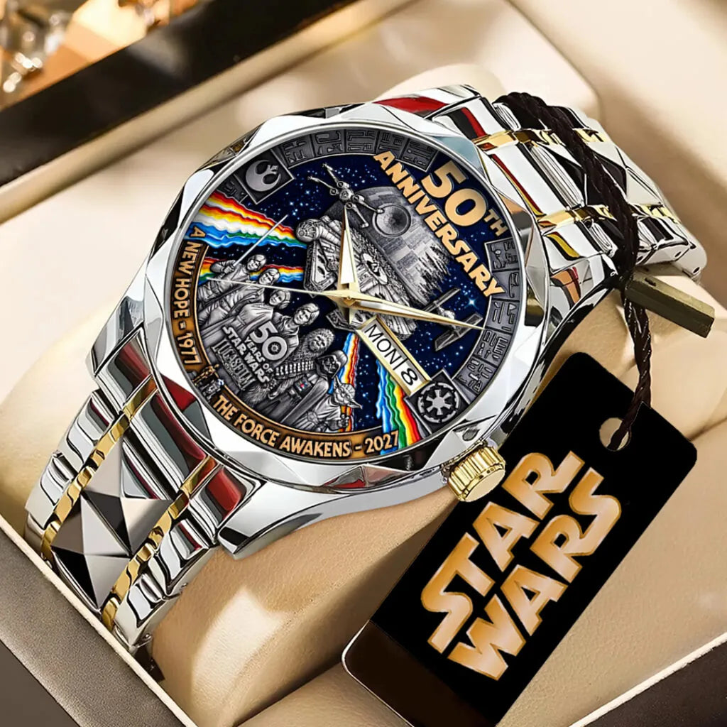 Star Wars 50th Anniversary Alloy Luxury Quartz Watch – MNPST0200