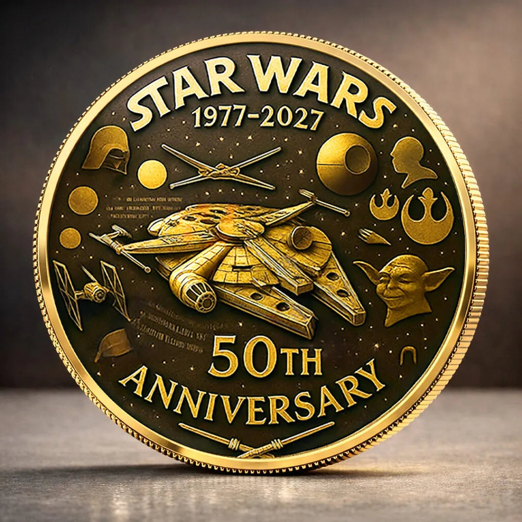 Star Wars 50th Anniversary Commemorative Coin – MNPST0156