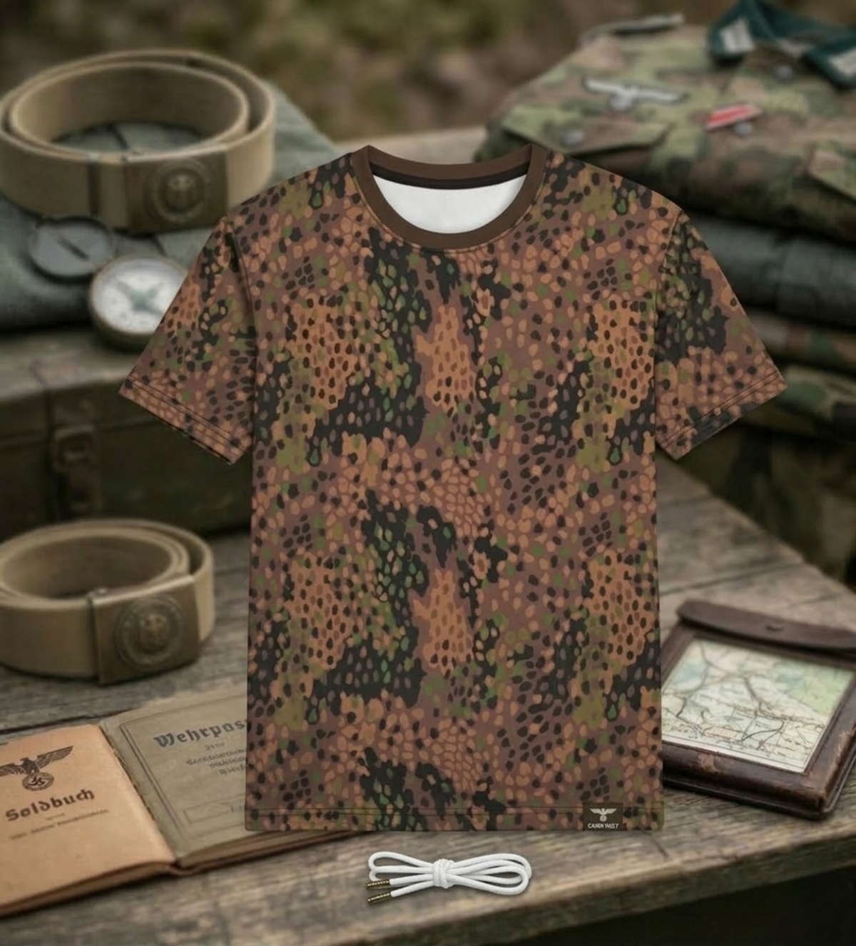 German Pea Dot Camo Hoodie, Pants Set for Cosplay, Costume MNP003CS
