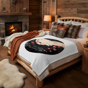 The night we fell in love -  Personalized Couple Blanket