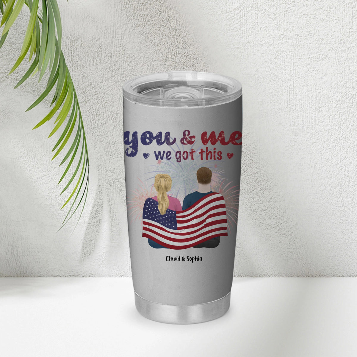You & me, we got this - Personalized Anniversary Tumbler