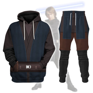 Anakin Skywalker’s Jedi Robes Costume Hoodie Sweatshirt T-Shirt Sweatpants – MNP210CSSTW
