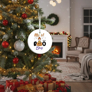 My 1st Boo Day - Personalized Anniversary Ceramic Ornament