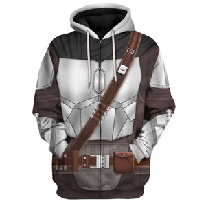 Beskar Mandalorian Costume Hoodie Sweatshirt T-Shirt Sweatpants – MNP125CSSTW