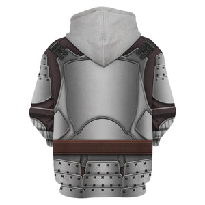 Beskar Mandalorian Samurai Costume Hoodie Sweatshirt T-Shirt Sweatpants – MNP133CSSTW