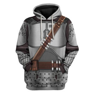 Beskar Mandalorian Samurai Costume Hoodie Sweatshirt T-Shirt Sweatpants – MNP133CSSTW