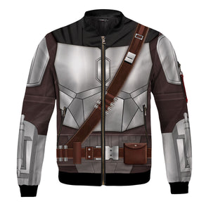 Beskar Version Of Madalorian Cosplay Bomber Jacket – MNP250CSSTW