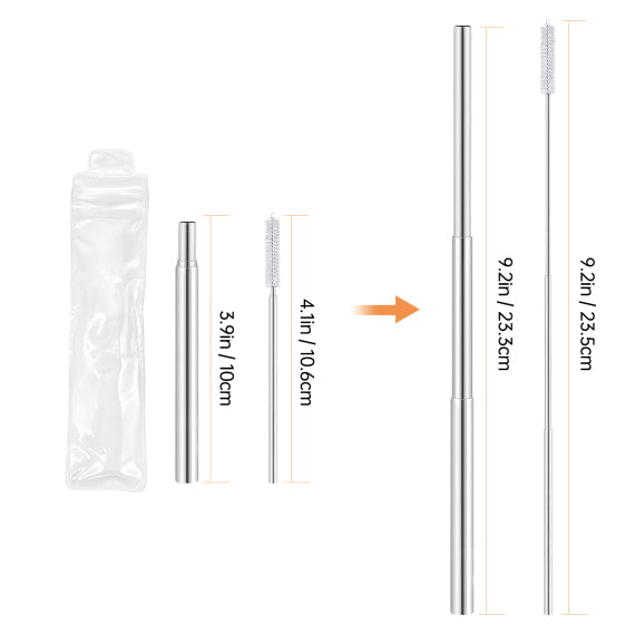 Adjustable Straw Set
