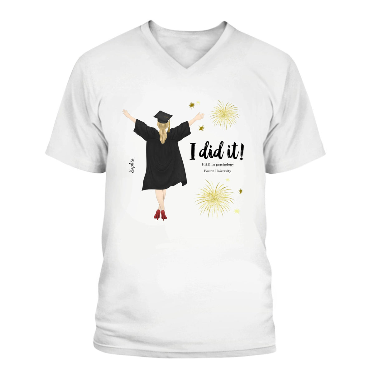I did it -  Personalized Anniversary T-Shirt