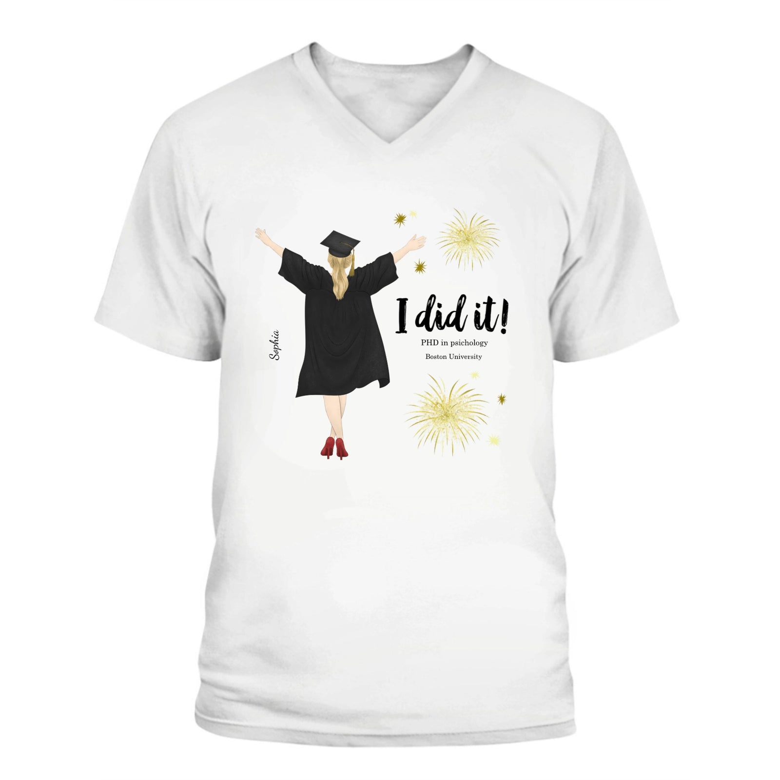 I did it -  Personalized Anniversary T-Shirt
