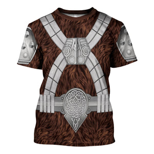 Black Krrsantan, Brown Costume Hoodie Sweatshirt T-Shirt Sweatpants – MNP132CSSTW