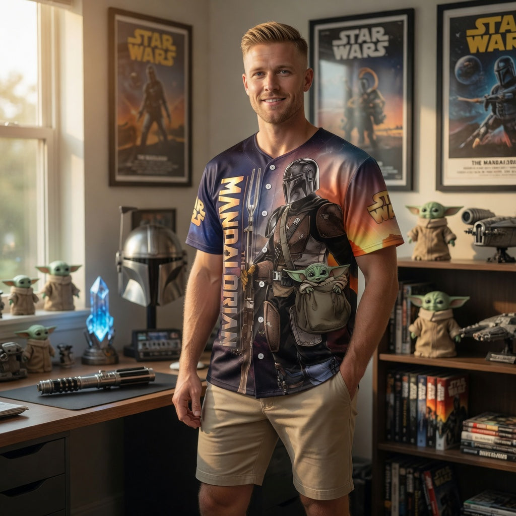 Galactic Saga 50th Anniversary - Personalized Baseball Jersey - MNPS0410NL