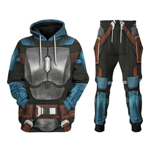 Bo-Katan Costume Hoodie Sweatshirt T-Shirt Sweatpants – MNP158CSSTW