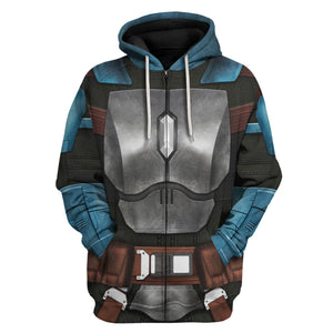 Bo-Katan Costume Hoodie Sweatshirt T-Shirt Sweatpants – MNP158CSSTW