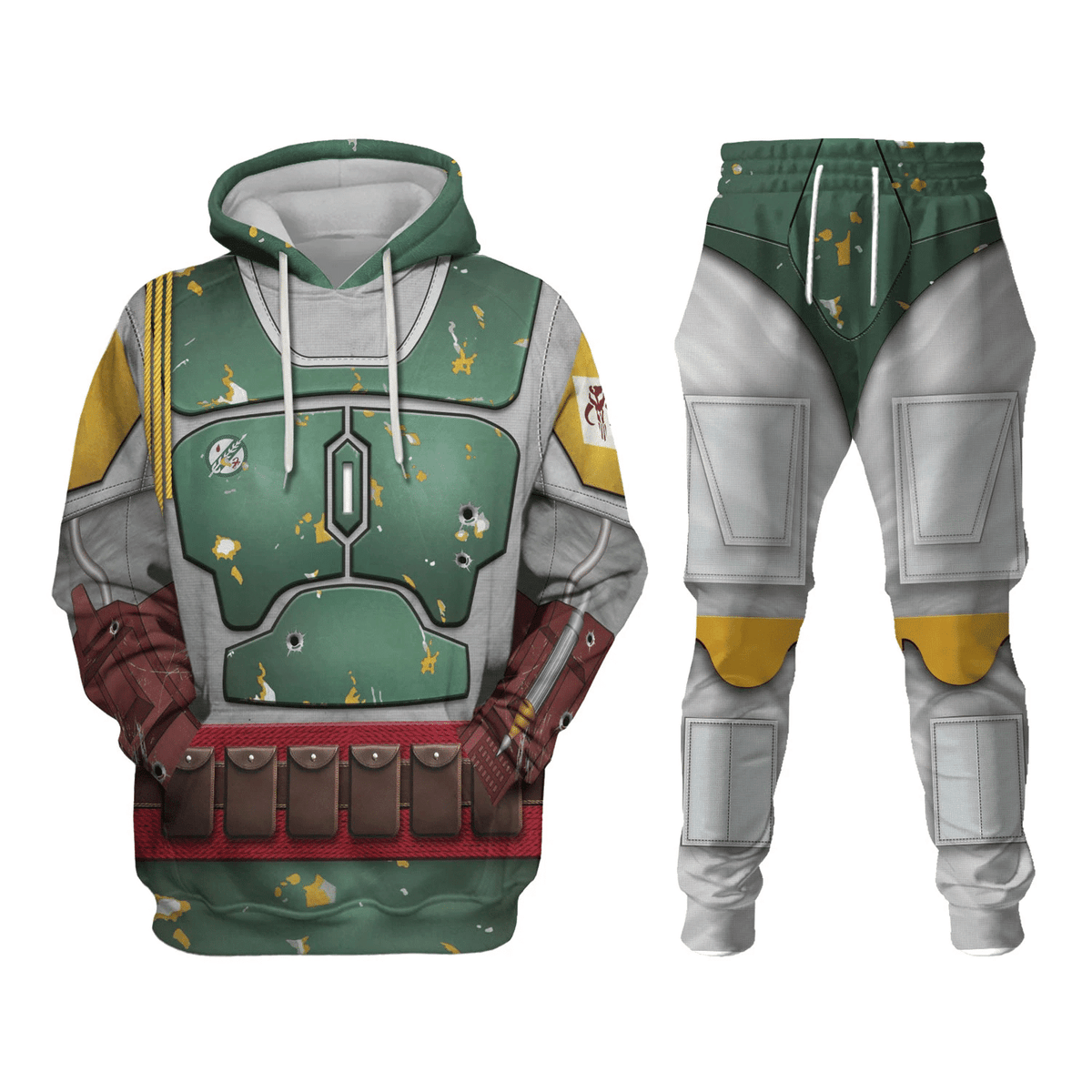Boba Fett Costume Hoodie Sweatshirt T-Shirt Sweatpants – MNP227CSSTW