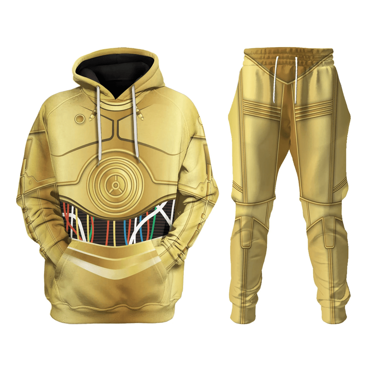 C-3PO Costume Hoodie Sweatshirt T-Shirt Sweatpants – MNP177CSSTW
