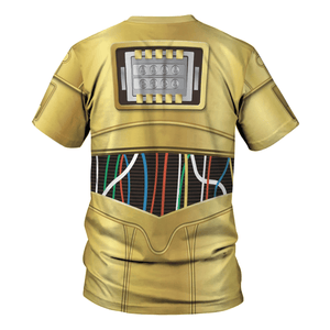 C-3PO Costume Hoodie Sweatshirt T-Shirt Sweatpants – MNP177CSSTW