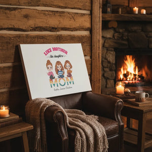 Like mother like daughter - Personalized Mom Poster