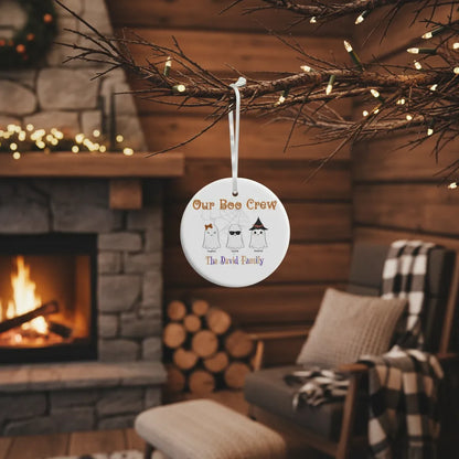 Our Boo Crew - Personalized Family Ceramic Ornament
