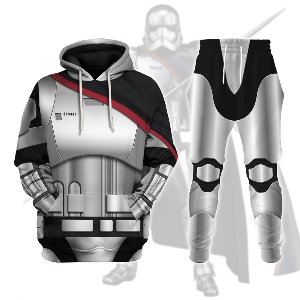 Captain Phasma’s Armor Costume Hoodie Sweatshirt T-Shirt Sweatpants – MNP155CSSTW