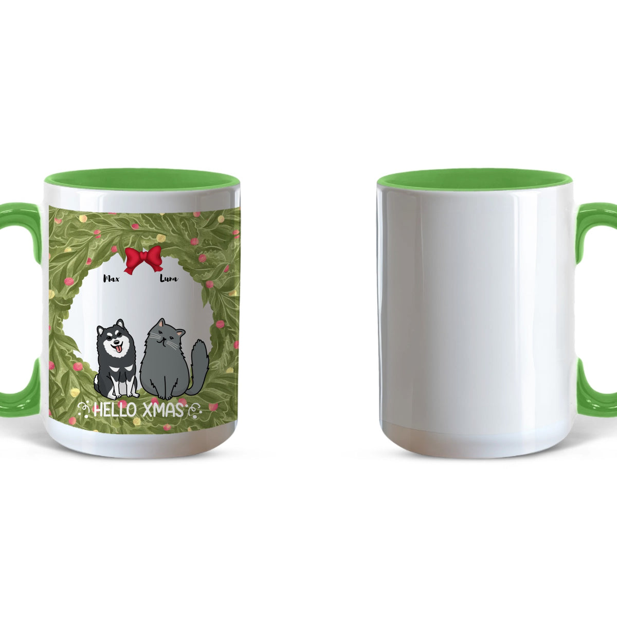 Hello Xmas -  Personalized Pet Mug